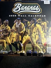 Savannah Bananas 2025 Wall Calendar Turner Licensing NEW