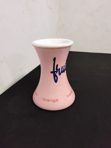 Strohhalmhalter Werbung fruchtig Vintage Bistro Opal rosa - Bild 10 von 11