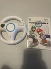 Mario Kart with Wheel - Nintendo Wii (2008) free shipping, tested working, CIB