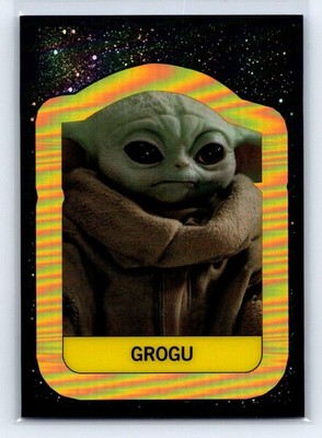 GROGU 2025 Topps Star Wars Meiyo Chrome Sticker #S-4 59/50