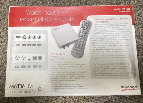 Hauppauge WinTV-HVR-1950 Model 1192 - Afbeelding 2 van 2