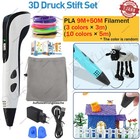 Zrób to sam Dziecięcy zestaw długopisów 3D Pióro do druku 3D 50m 10 kolorów PLA Filament Drukowanie 3D Pióro