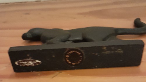The Franklin Mint Curio Cabinet 1986 Retired Limited Edition Bootscraper Cat - Picture 3 of 3