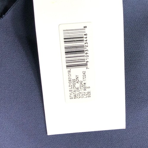 ELIZABETH AND JAMES Maitai Long Sleeve Mini Dress S NWT Ruffle Sleeves Navy Blue - Picture 6 of 7