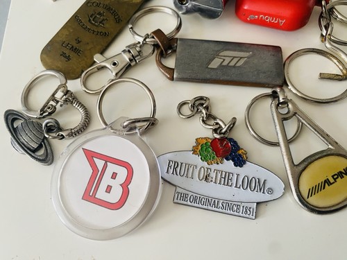 KEYRINGS BUNDLE Vintage Keyring Brewdog F1 Jack Skellington Hemp British Rail - Picture 6 of 8