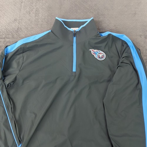 Nike Dri Fit Tennessee Titans Jacket Windbreaker Pullover Long Sleeve Men Medium - Picture 2 of 12