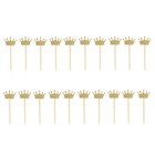  20 stücke Gold Glitter Crown Kuchen Topper Cupcake Topper Pick Party Favor