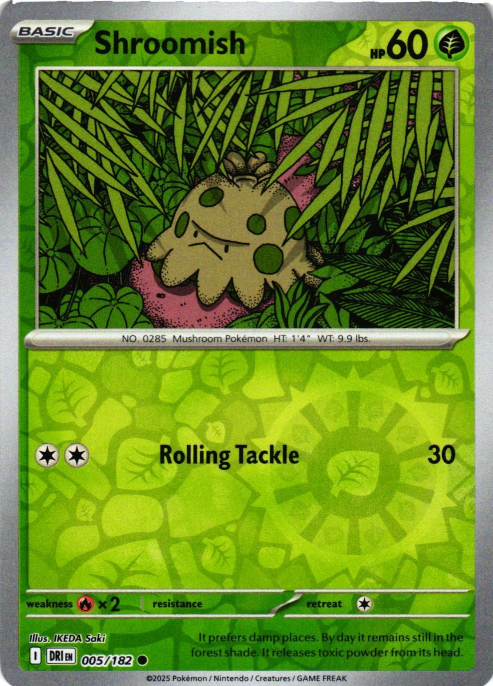 Shroomish SV10: Destined Rivals 005/182 NM Common