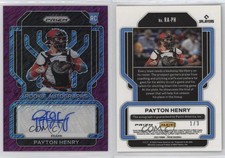2022 Panini Prizm Rookie Purple Shimmer /3 Payton Henry #RA-PH Auto RC