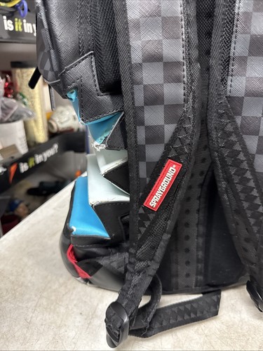 SPRAYGROUND DRAGON BALL Z DBZ SHARK BITE KAMEHAMEHA BACKPACK DLVX Used - Picture 10 of 14