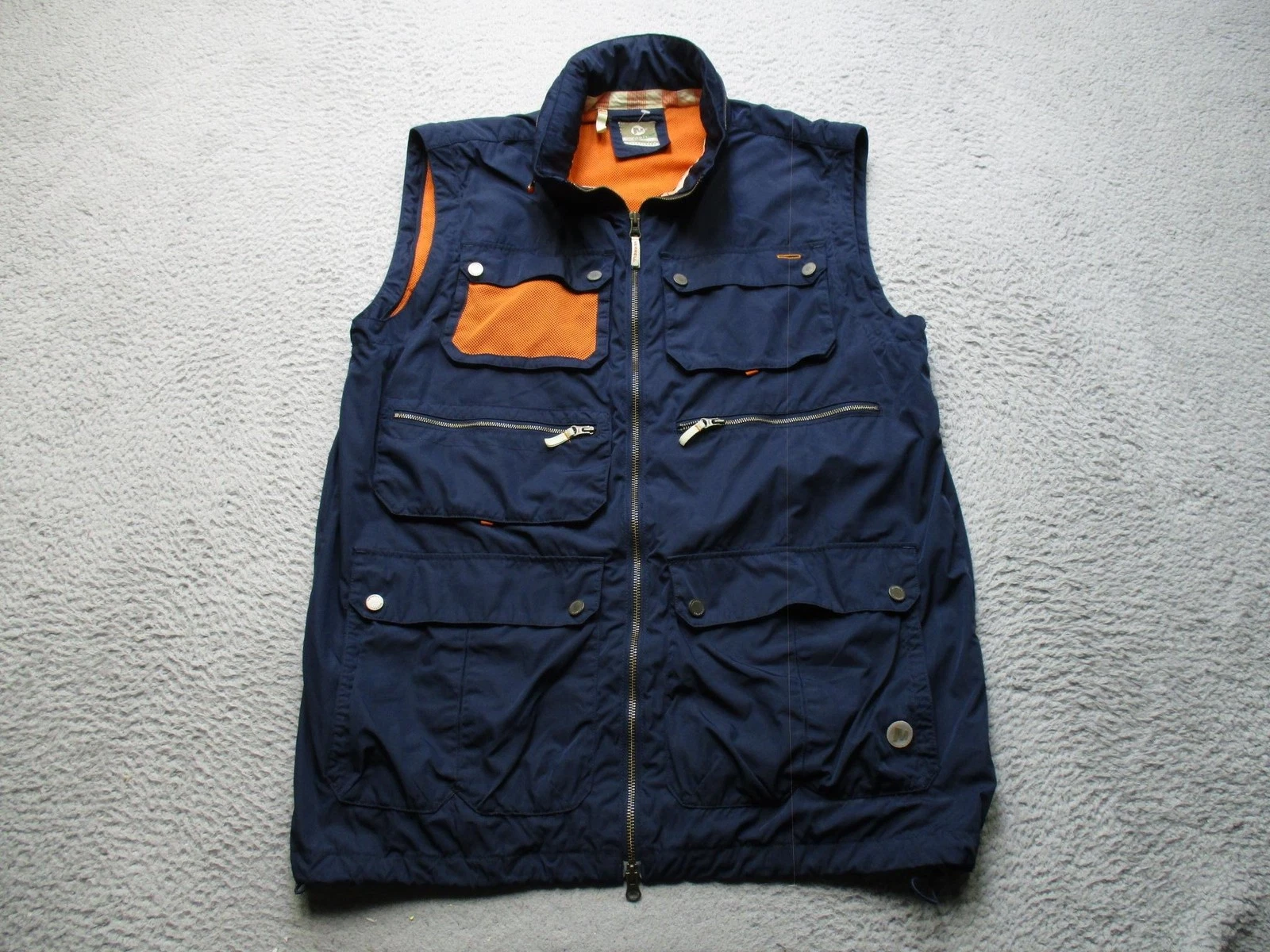 Merrell Utility Vest Mens L Blue Multi Pocket Mesh Lined Outdoor Hiking
Opens in a new window or tab