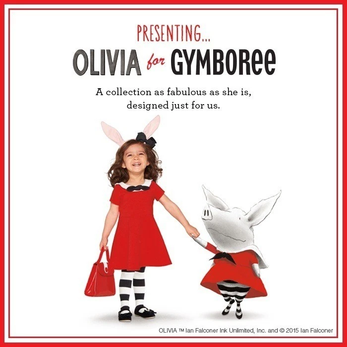 Gymboree Olivia the Pig Collaboration Red Dress Black Bow Girls 6 Holiday Annie - Image 3 of 4