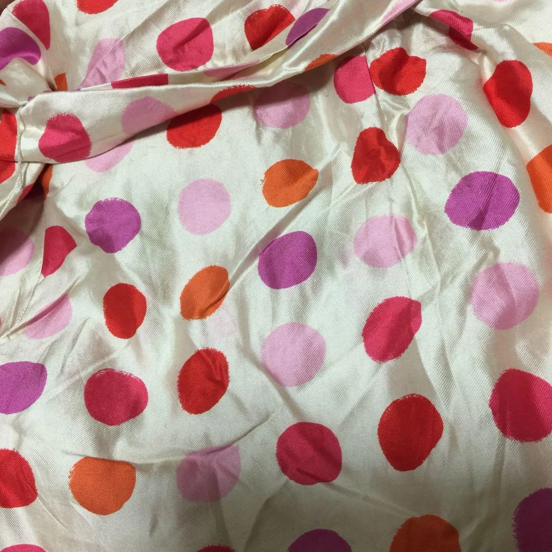 Abito Kate Spade in seta a pois taglia M buone condizioni autentico N2555