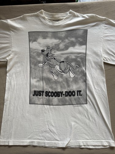Vintage Just Scooby-Doo It Sneakers Hanna-Barbera Stanley Desantis Shirt XL