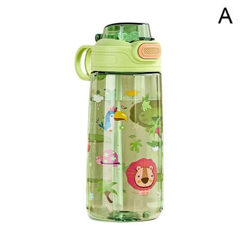 Portable CartoonChildren's Plastic Water Cup Sports Water AU Cup X7F9 - Picture 14 of 14