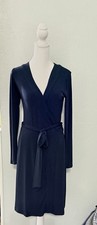 Banana Republic Wrap Dress Navy Blue * Size Small