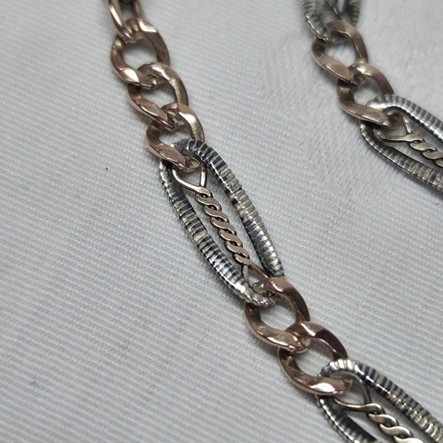 05L26 ANCIENNE CHAINE DE MONTRE A GOUSSET CHATELAINE ARGENT MASSIF 800 VERMEIL - Imagen 5 de 5