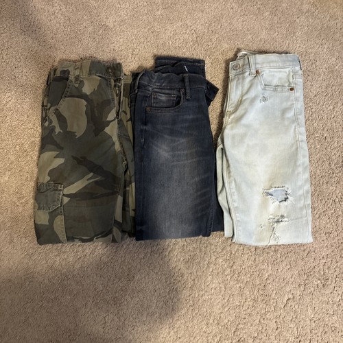 Boys Size 10 Adjustable Waist Pants (Old Navy & Gap Jeans/Wrangler Camo Cargos) - Picture 2 of 11
