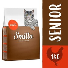 Smilla With Poultry Highly Digestion Balanced Senior Dry Cat Food *3 x 1kg*PACK 17.95 per kilo
