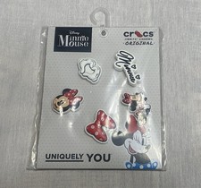 Crocs JIBBITZ 5pc Disney Minnie Mouse Shoe Charms Original Uniquely You Set