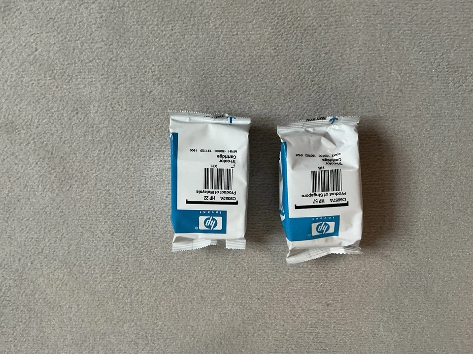 Farbige Druckerpatronen HP C6657A HP 57 und C9352 HP 22