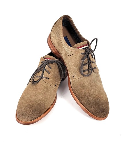 Oxford Fairlane Nuevos Sin Etiquetas Para Hombre 11.5 Gamuza Preppy Con Cordones Informales Inteligentes - Imagen 5 de 11