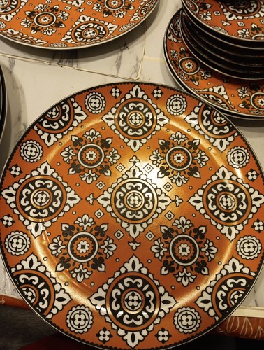 BLOCK BIDASOA CORDOVA SPAIN Lot Dinner Lunch Buter cofee Sugar Bowl Sauc 22piece - Picture 3 of 20