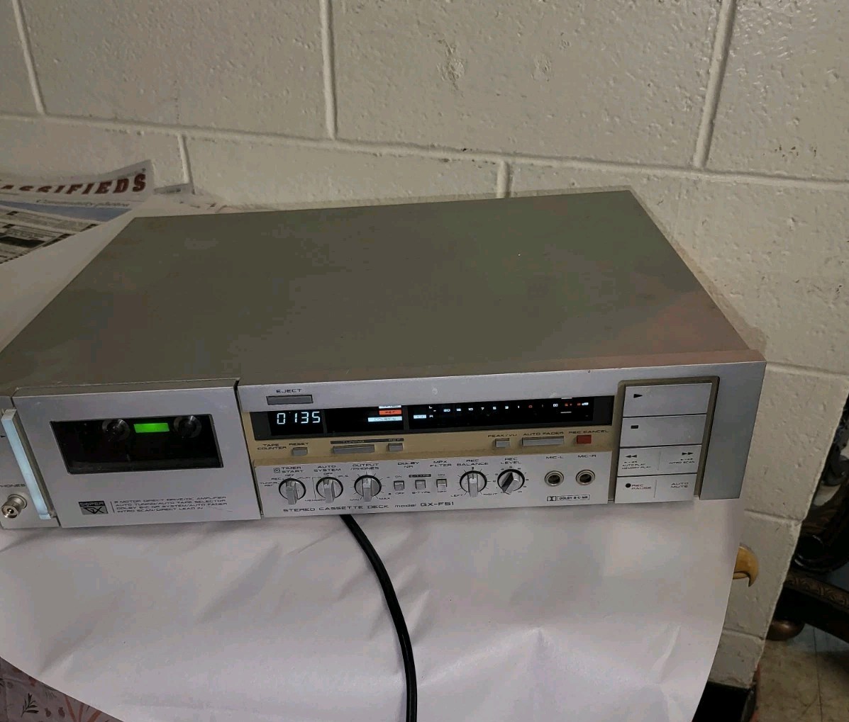 AKAI GX-F51 Cassette Deck Works Great! | eBay