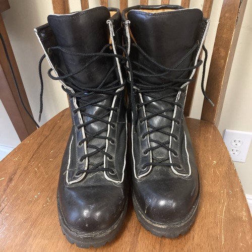 Danner Men’s 2121 Black Combat BOOTS GORETEX INSULATED VIBRAM SOLE SZ 10.5 D - Picture 3 of 11