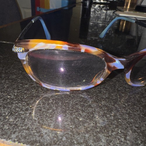 Jimmy Choo JC217 JBW 140 Womens Plastic Eyeglass Frames Stylish Blue Multi Col - Picture 2 of 5