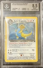 Pokémon BGS 8.5 Dark Dragonite 5/82 Team Rocket Holo