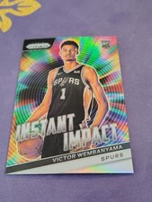 Victor Wenbanyama 2023-24 Panini Prizm Instant Impact #3 Silver Holo Prizm RC