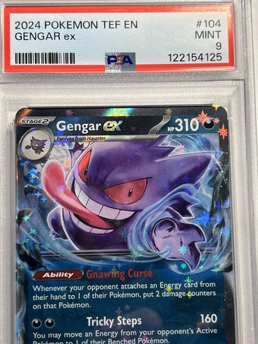Gengar ex 104/162 - SV05: Temporal Forces - PSA 9 💎👌 - Picture 3 of 3