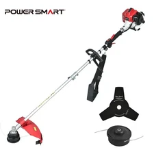 PowerSmart 3-in-1 Gas Weed Eater,  25.4cc, Edger & Brush Cutter, Shoulder Strap