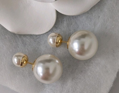 Dior Mise Tribales Double Sided Pearls Earrings