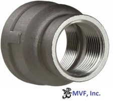 1" X 3/8" 150 Female NPT Bell Reducer Coupling 304 Stainless Steel SS1906034130