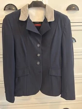 NavyTredstep Solo Pro Size 0 Horse Show Jacket/Coat with interchangeable collar 