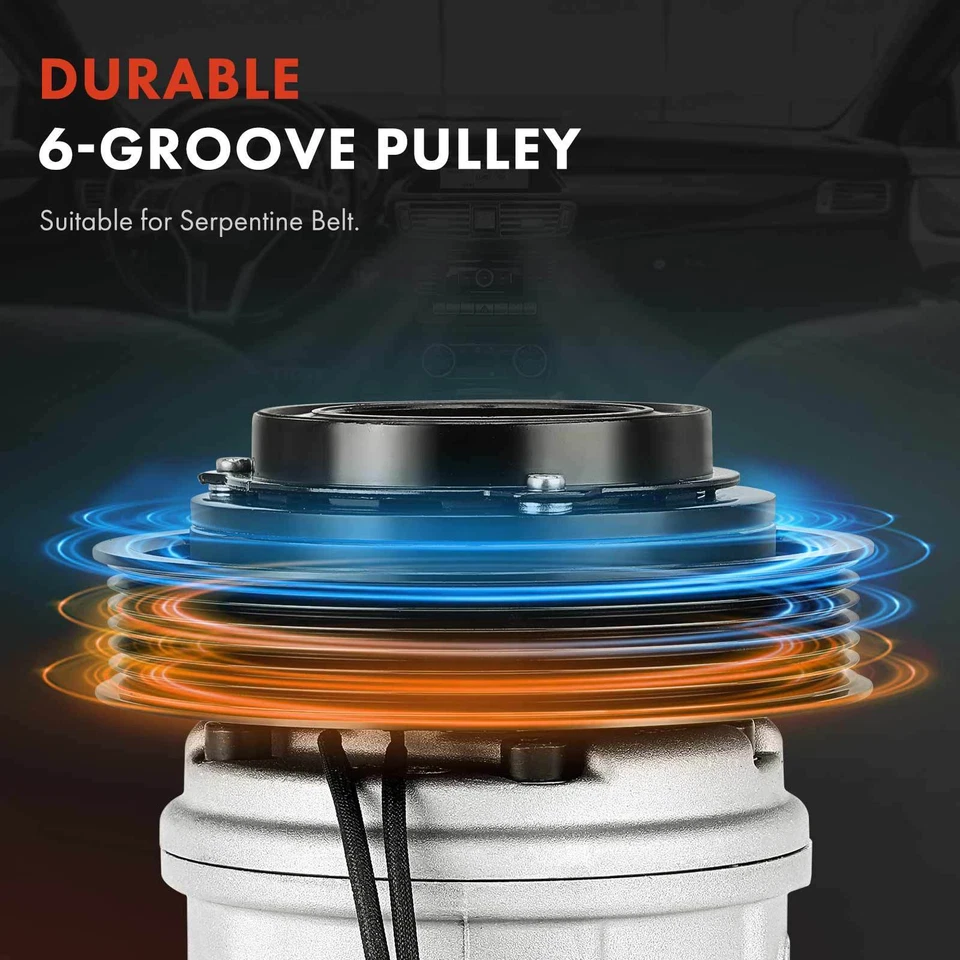 Nuevo compresor de CA con embrague para Ford F-150 F-250 F-350 F-450 F-550 Super Duty Foto 4 de 4