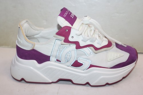 Dolce & Gabbana Purple and White DG Logo 1984 Daymaster Sneakers Size 41 - Picture 6 of 18
