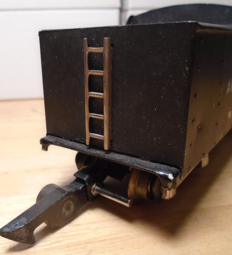 VINTAGE AMERICAN FLYER S GAUGE READING LINES METAL TENDER FOR 300 ATLANTIC LOCO - Picture 5 of 6