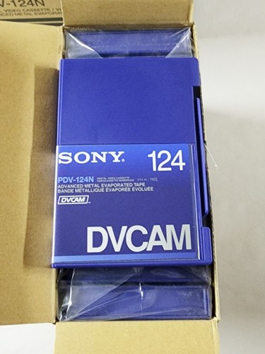 20 New Sony PDV-124N Digital Video Cassettes DVCAM 124 Minutes - Picture 3 of 3