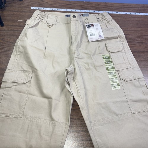 5.11 Men's Tactical Pants 74251 Khaki Canvas 34x34, 100% Authentic, NWT