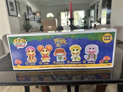 Funko Pop FRAGGLE ROCK FLOCKED Paquete de 5 Muppets Shop Exclusivo LE 3000 Grial - Imagen 6 de 7