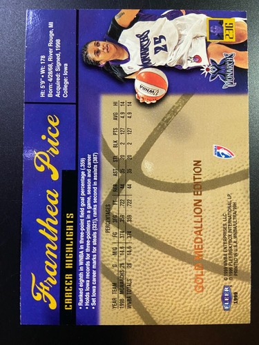 1999 Fleer Ultra WNBA Gold Medallion-Pick Card(s) - (#1 - #100) - NM/MT - Picture 67 of 283