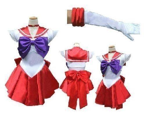 Costume Sailor Moon uniforme cosplay abito da festa e guanti oggetti di scena di Halloween - Foto 13 di 18
