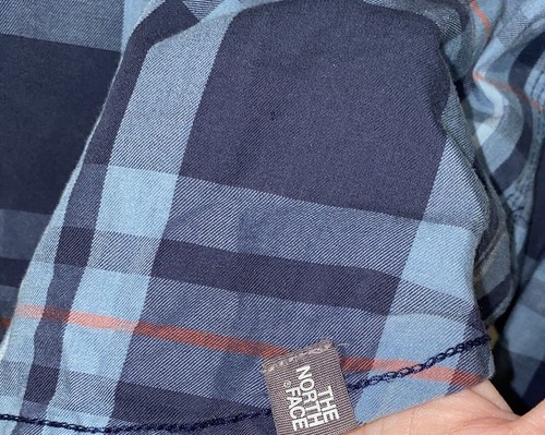 North Face Hemd Herren L Langarm Knopfleiste Wandern Camping Taschen Freizeit - Bild 7 von 13