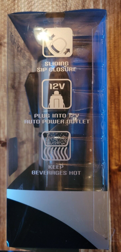 JLR Gear Heated Small Travel Mug 16 Ounce 12V Stainless Steel - Picture 2 of 5