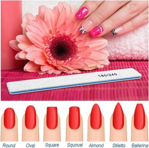 Quality Nail File Collection: 12 Double-Sided Emery Boards for Natural Nail Care - Picture 9 of 9