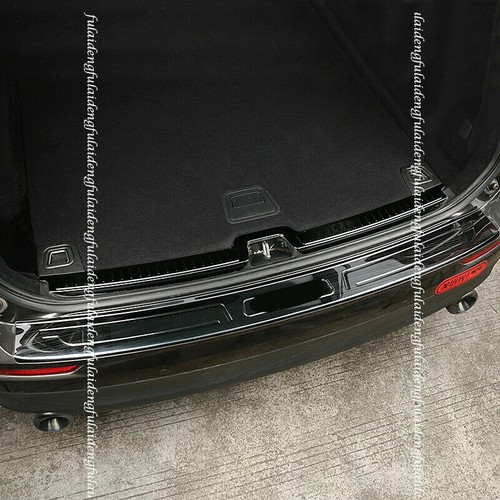For Volvo XC60 2018-2021 Black titanium Rear Bumper Protector Sill plate cover - Bild 3 von 4