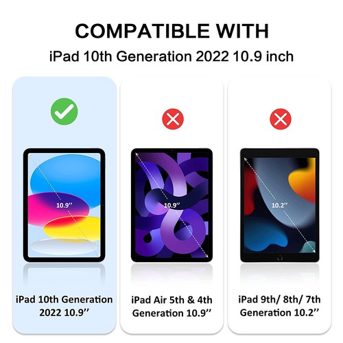 Für iPad 2022 10/11. Generation 10,9" Stoßfeste Hülle mit Ständer Robuste Hülle - Bild 2 von 26